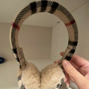Authentic Burberry Ear Muffs Nova Plaid Earmuffs
